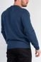 Blusão masculino de malha masculino 50010 Azul Marinho - Marca Enluaze