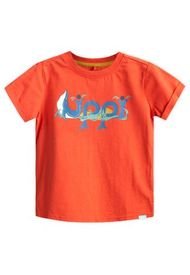 Polera Baby Boy Logo Lippi T-Shirt Naranjo Oscuro Lippi