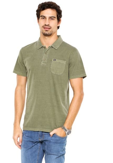 Camisa Polo Billabong Essential Washed Verde - Marca Billabong