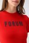 Camiseta Forum Logo Vermelha - Marca Forum