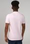 Camisa Polo bordado Lacoste Reta Logo Rosa - Marca Lacoste