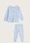 Pijama Infantil Tip Top Longo Hamster Azul - Marca Tip Top