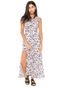 Vestido Acrobat Longo Floral Branco - Marca Acrobat