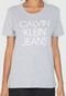Blusa Calvin Klein Jeans Logo Folhagens Cinza - Marca Calvin Klein Jeans