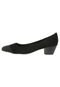 Scarpin DAFITI SHOES Suede Preto - Marca DAFITI SHOES