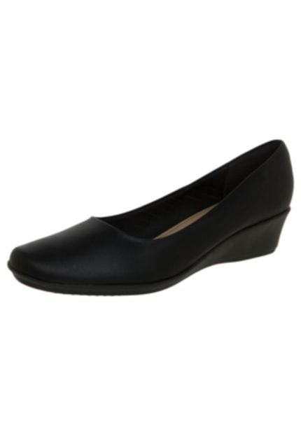 Mocassim Piccadilly Anabelinha Liso Preto - Marca Piccadilly