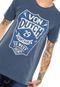 Camiseta Von Dutch  Estampada Azul - Marca Von Dutch 