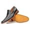 Sapato Social Masculino Couro Bico Fino Textura Elegante Marrom 37 Preto - Marca Bigioni