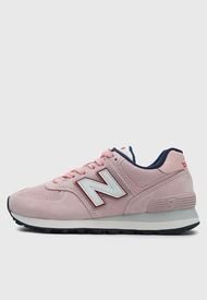 Tenis Lifestyle Rosa-Rojo-Azul Navy New Balance 574