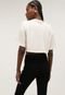 Blusa Cropped Hering Lisa Off-White - Marca Hering