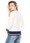 Blusa Malwee Canelada Branco - Marca Malwee