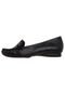 Mocassim Usaflex Flores Preto - Marca Usaflex