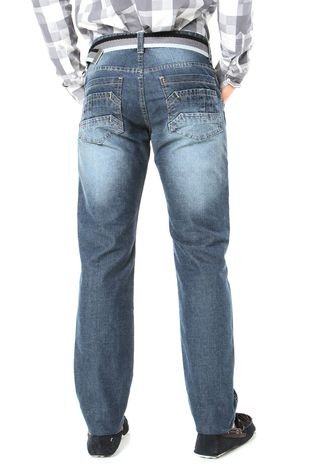 Calça Jeans FiveBlu Reta Azul
