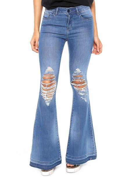 Calça Jeans It's & Co Flare Dakota Azul - Marca Its & Co