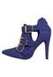 Ankle Boot Crysalis Fivelas Cut Out Azul - Marca Crysalis