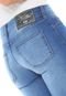 Calça Jeans Triton Skinny Cropped Estonada Azul - Marca Triton