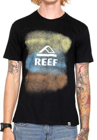 Camiseta Reef Passing Preta