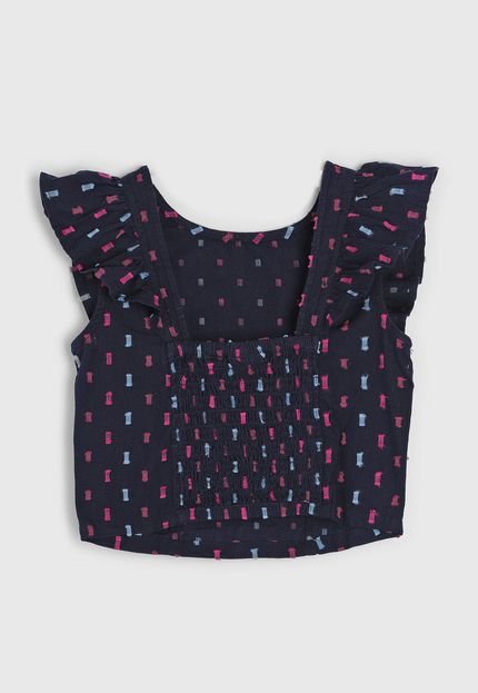 Blusa GAP Estampada Azul-Marinho - Marca GAP