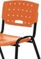 Cadeira Plastica Fit Laranja Giobel - Marca Giobel