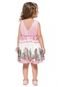 Vestido Infantil Milon Rosa - Marca Milon