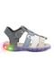 Sandalia Papete Infantil Masculino com LED Funfy Menino 2311A  Cinza - Marca Funfy