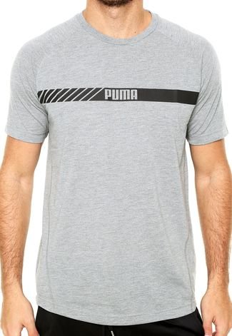 Camiseta Puma Active Cinza