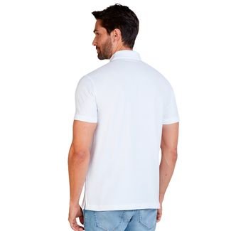 Camisa Polo Dudalina Ultrasoft Pima OU24 Branco Masculino