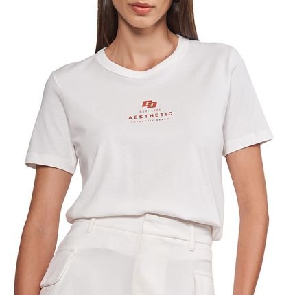 Camiseta Colcci Comfort In24 Off White Feminino - Marca Colcci