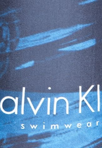 Sunga Calvin Klein Leaf Azul