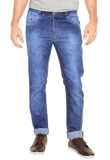 Calça Jeans Mr Kitsch Slim 9020 Bolsos Azul - Marca MR. KITSCH