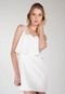 Vestido Canal Simple Elegant Off-White - Marca Canal