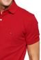 Camisa Polo Tommy Hilfiger Regular Bordado Vermelha - Marca Tommy Hilfiger