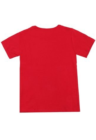 Camiseta Ecko Menino Personagens Vermelha