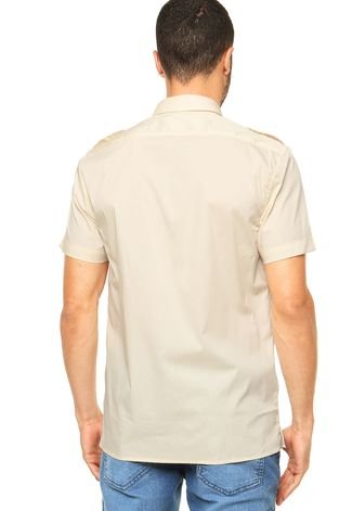 Camisa Cavalera Logo Off-White