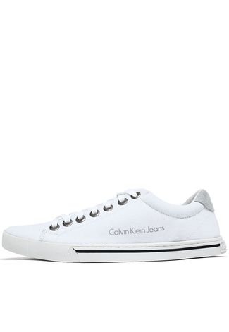 Sapatênis Calvin Klein Recortes Branco