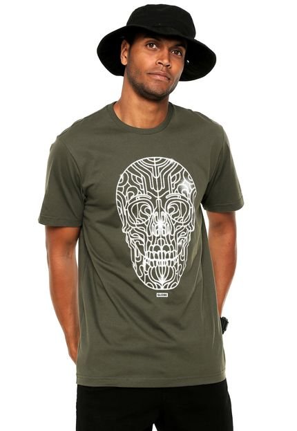 Camiseta Globe Skull Glow Verde - Marca Globe