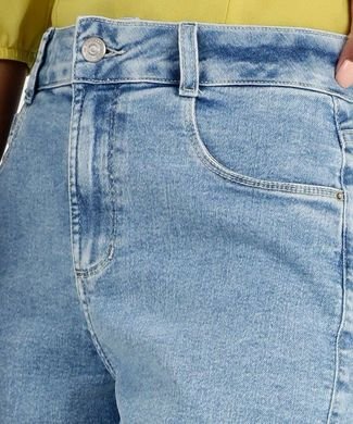 Short Jeans Feminino Cintura Alta Marisa