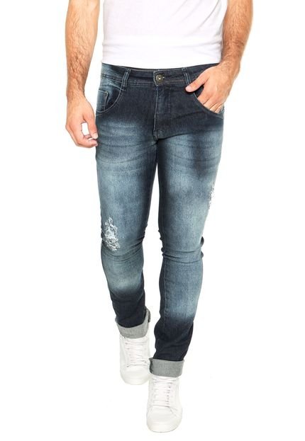 Calça Jeans Biotipo Puídos Azul - Marca Biotipo