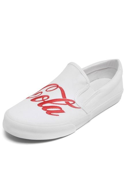 Slip On Coca Cola Shoes Logo Branco - Marca Coca Cola Shoes