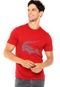 Camiseta Lacoste Estampada Vermelha - Marca Lacoste
