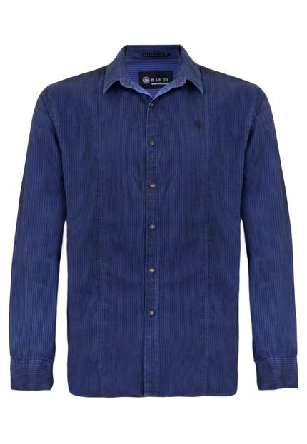 Camisa Mandi Tingimento Azul - Marca Mandi