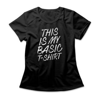 Camiseta Feminina My Basic T-Shirt - Preto