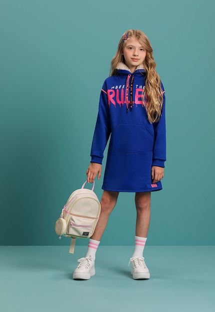 Vestido Infantil Marlan Rules Azul - Marca Marlan