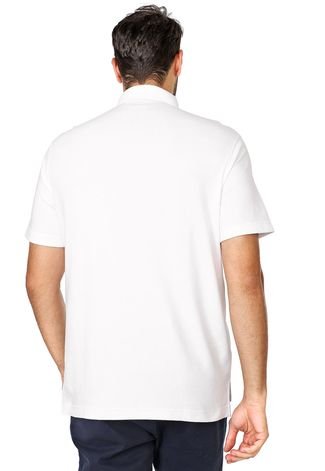 Camisa Polo IZOD Reta Lisa Branca - Compre Agora