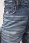 Calça Cropped Jeans Forum Boyfriend Nadia Azul - Marca Forum