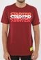Camiseta Starter Logo Vinho - Marca S Starter