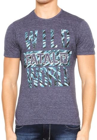Camiseta Fatal Surf Reta Azul