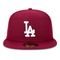 Boné New Era 59fifty Los Angeles Dodgers Vermelho Escuro - Marca New Era