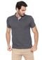 Camisa Polo Aramis Reta Pespontos Cinza - Marca Aramis