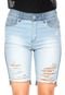 Bermuda Jeans It's & Co Destroyed Azul - Marca Its & Co
